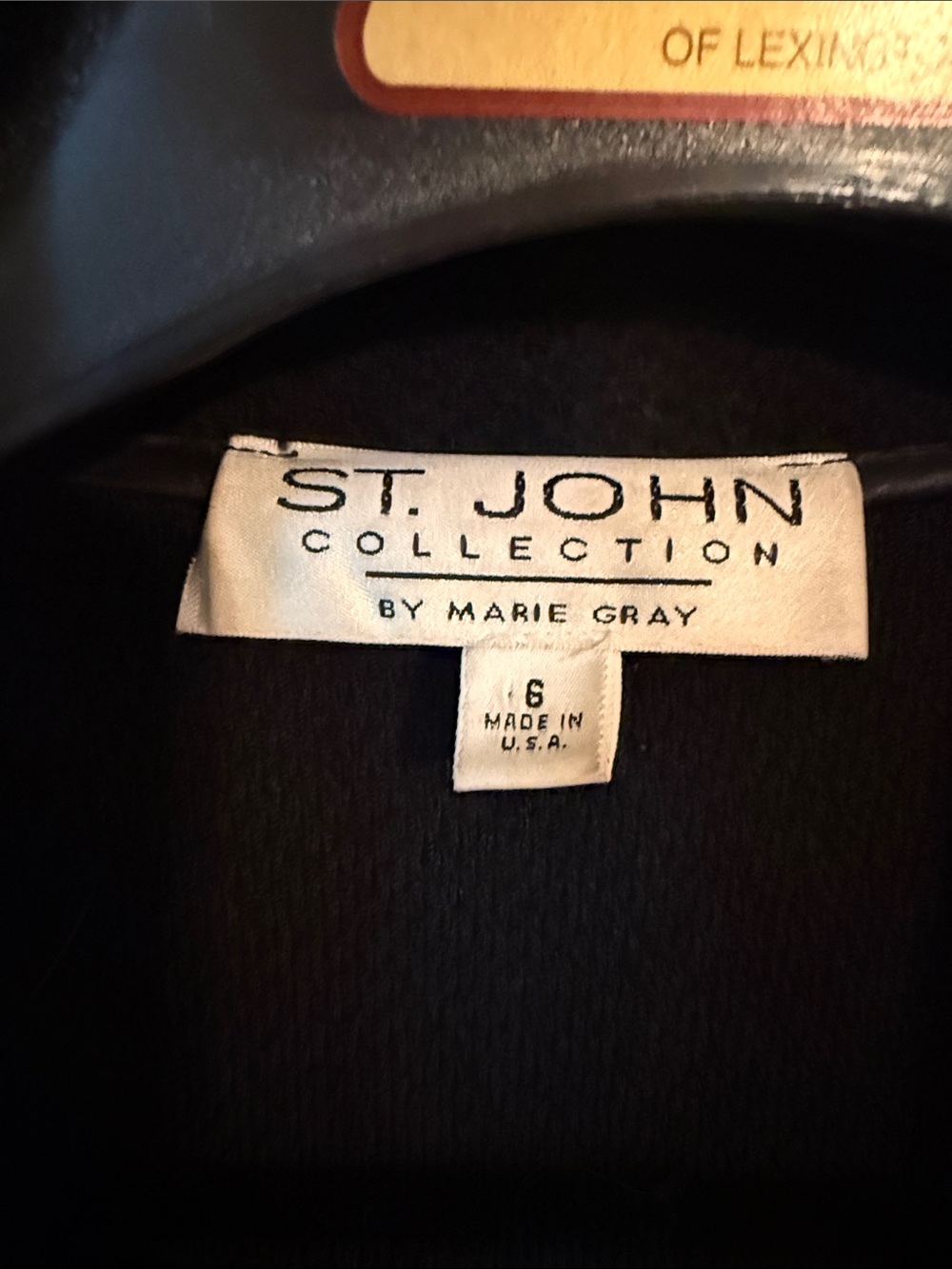 St. John Collection Black Ruffled Long Knit Cardigan - Picture 2 of 3